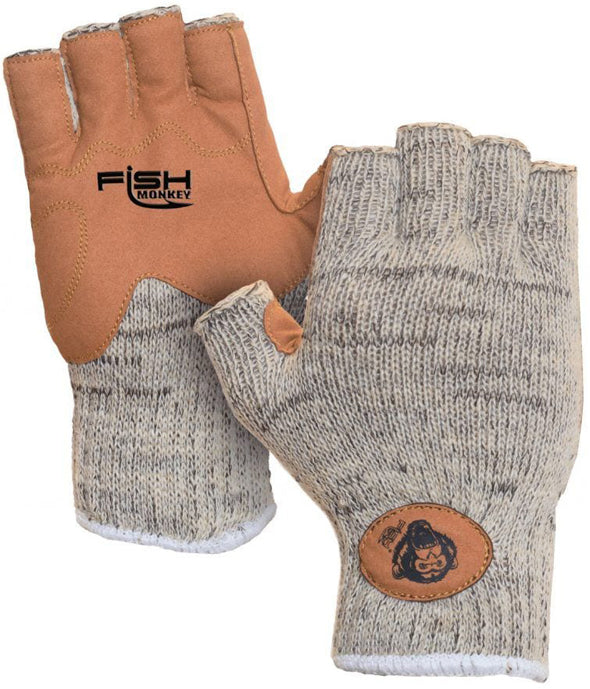 Fish Monkey 1/2 Finger Wooly Glove Sm/Md