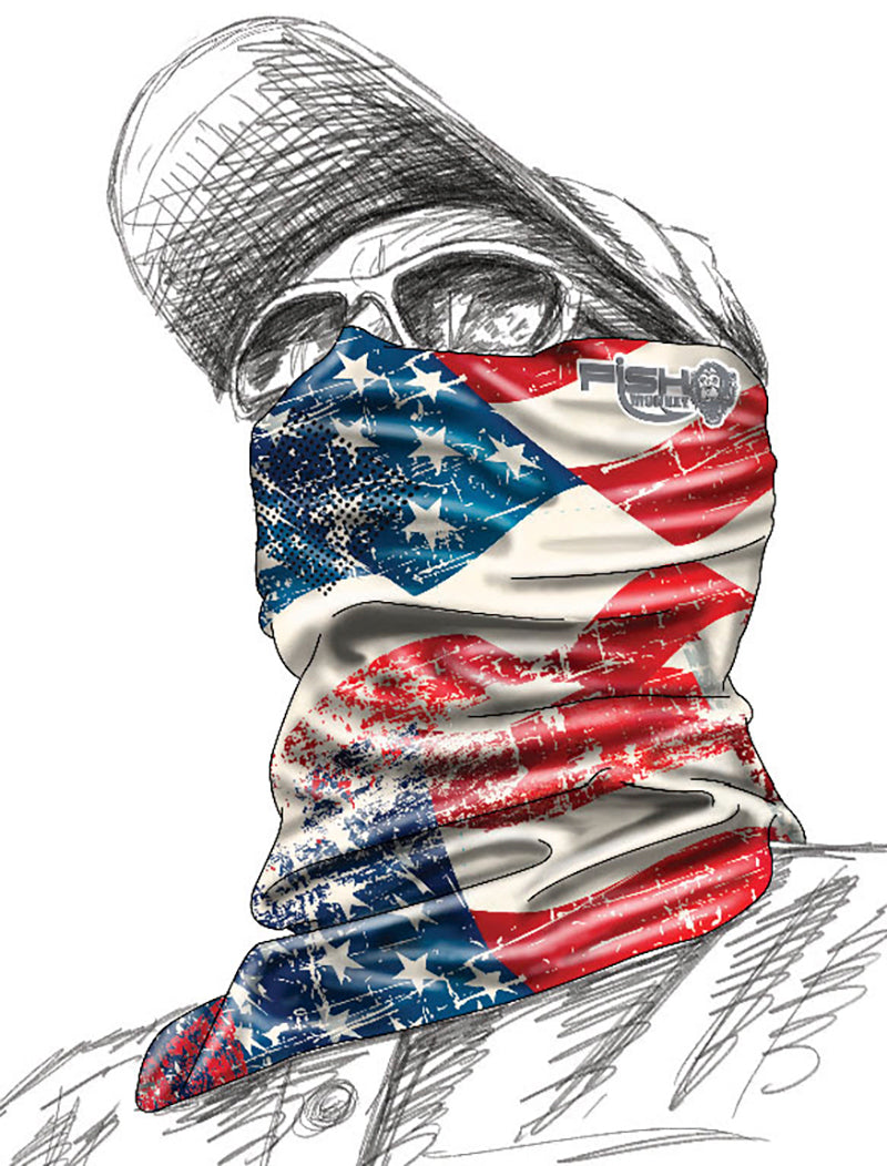 Fish Monkey Face Guard Upf50+ Americana