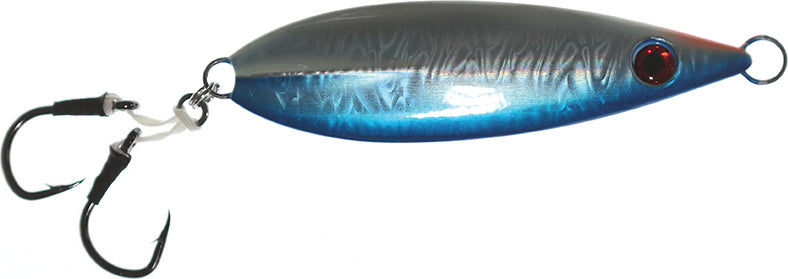 Frenzy Big Game Angry Flutter Jig-Rigged 4.5Oz W/2 Assist Blue