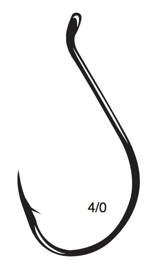 Gamakatsu Octopus Offset Hook Black 4/0 6Pk