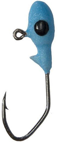Bobby Garland Overbite Sickle Jighead 1/48Oz Sz4 10Pk Glo Blue