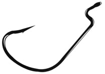 Gamakatsu G-Lock Offset Worm Hook Black 5/0 4Pk