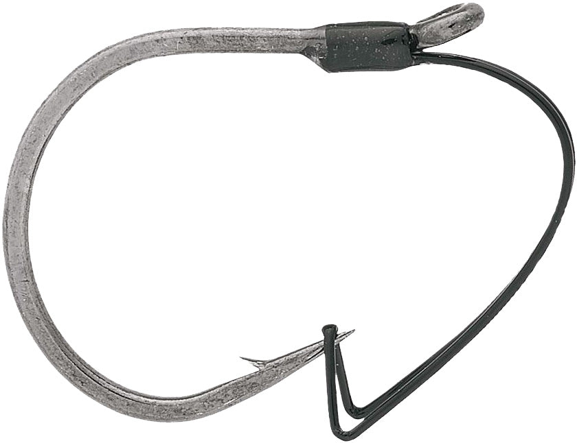 Gamakatsu Weedless Wg Finesse Hook Black Nickel 1/0 5Pk