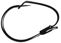 Gamakatsu Weedless Wg Finesse Hook Black Nickel 5/0 4Pk