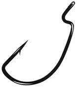 Gamakatsu Deep Throat Wg Hook Black 3/0 5Pk