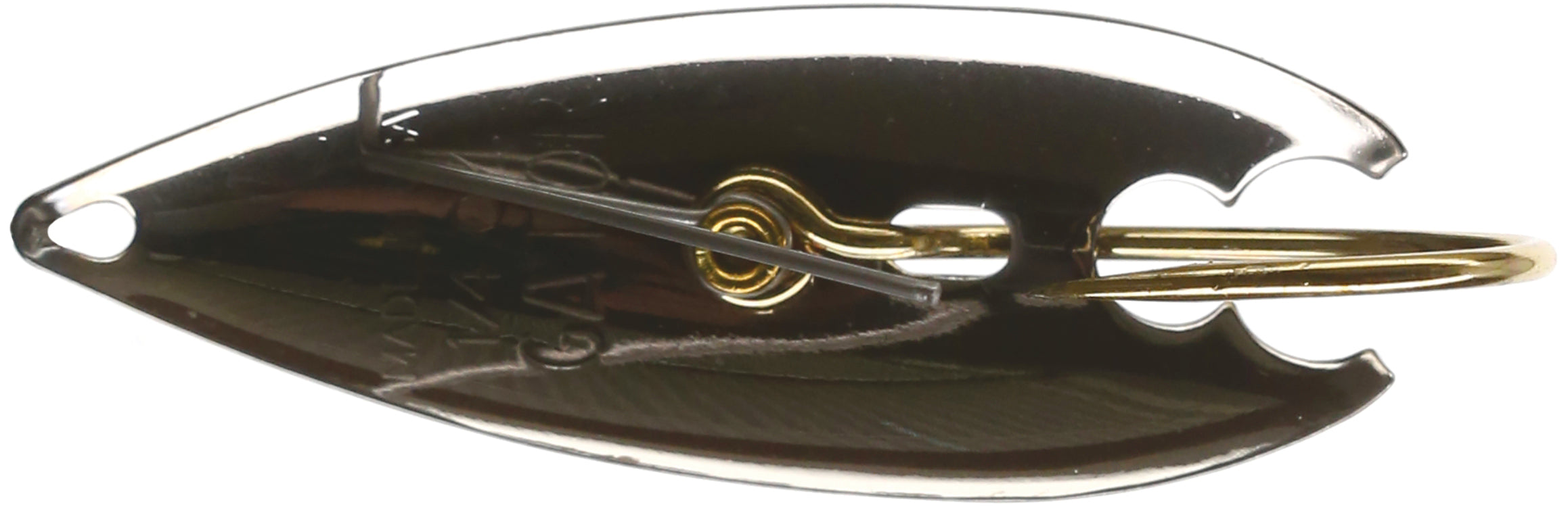 Gator Lures Weedless Spoon 1/4Oz Chrome Plain