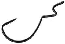 Gamakatsu Skip Gap Ewg Worm Hook Black 4/0 5Pk
