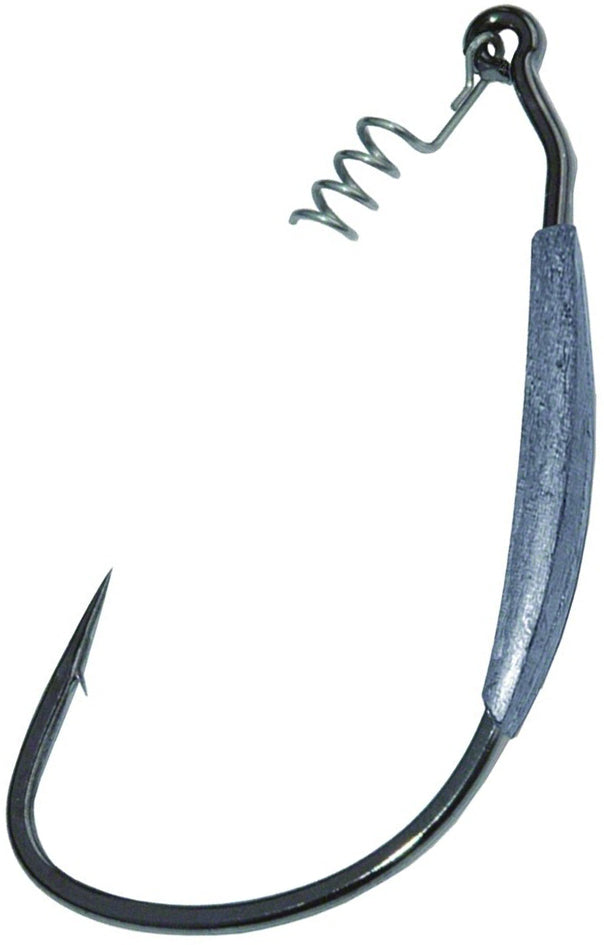 Gamakatsu Weighted Superline Hook W/Spring 3/0 1/16Oz 4Pk