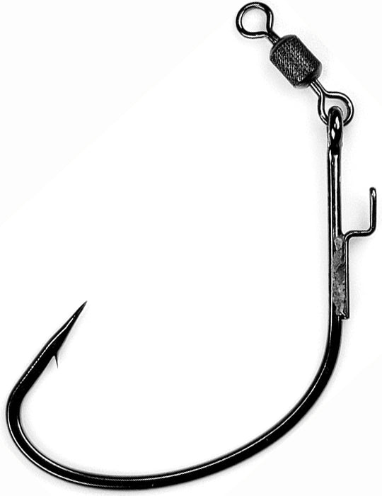 Gamakatsu Gfinesse Cover Neko Hook Black Nickel Sz1 3Pk