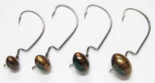 Gene Larew Hardhead Jigheads 5/16Oz 2Pk Copper