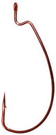 Gamakatsu X-Wide Offset Worm Hook Red Ewg 1/0 6Pk