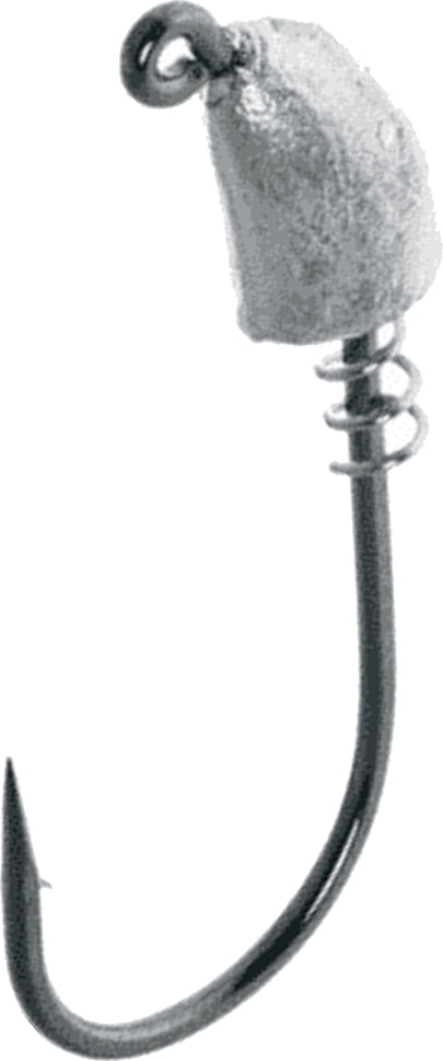 Hogie Springhead Jigheads 1/16Oz 3Pk 4/0 Ls Plain