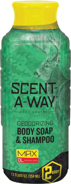 Hunters Specialties Scent-A-Way Max Soap 12Oz Bottle Green