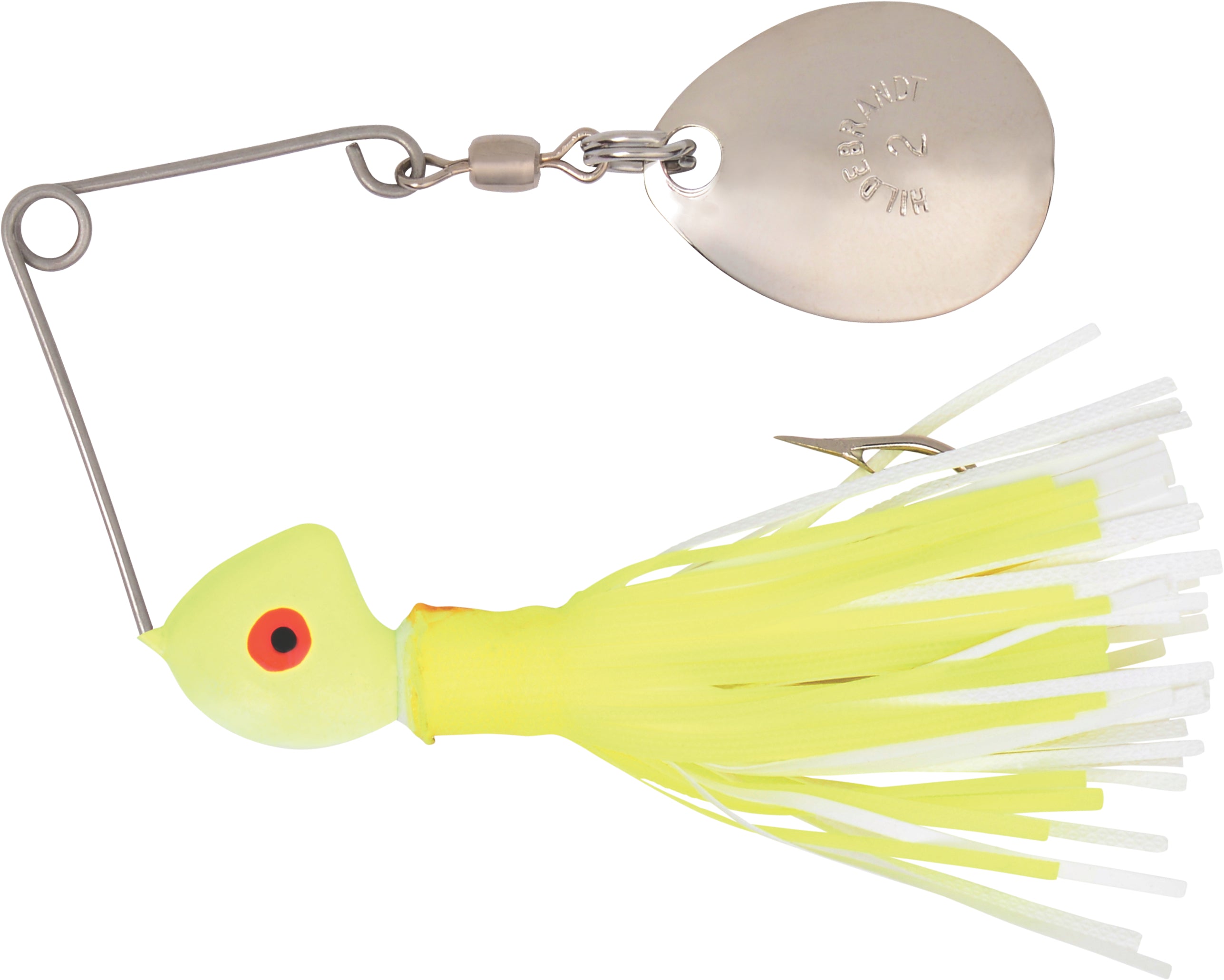 Hildebrandt Spin Dandy Spinnerbait 1/8Oz Gold-Chart/White