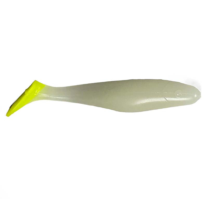 Hogie Major Minnows 4In 10Pk Nite Glo/Cht Tl