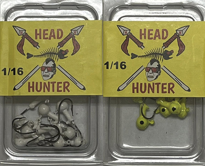 Head Hunter Round Jig Head Assortmnt 1/16Oz 36/10Pks