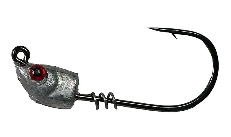 Hogie Springhead Eye Jigheads 1/4Oz 3Pk 4/0 Plain