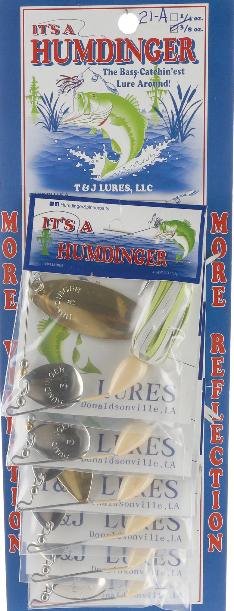Humdinger Colorado/Willow Spinner Bait - 3/8 oz