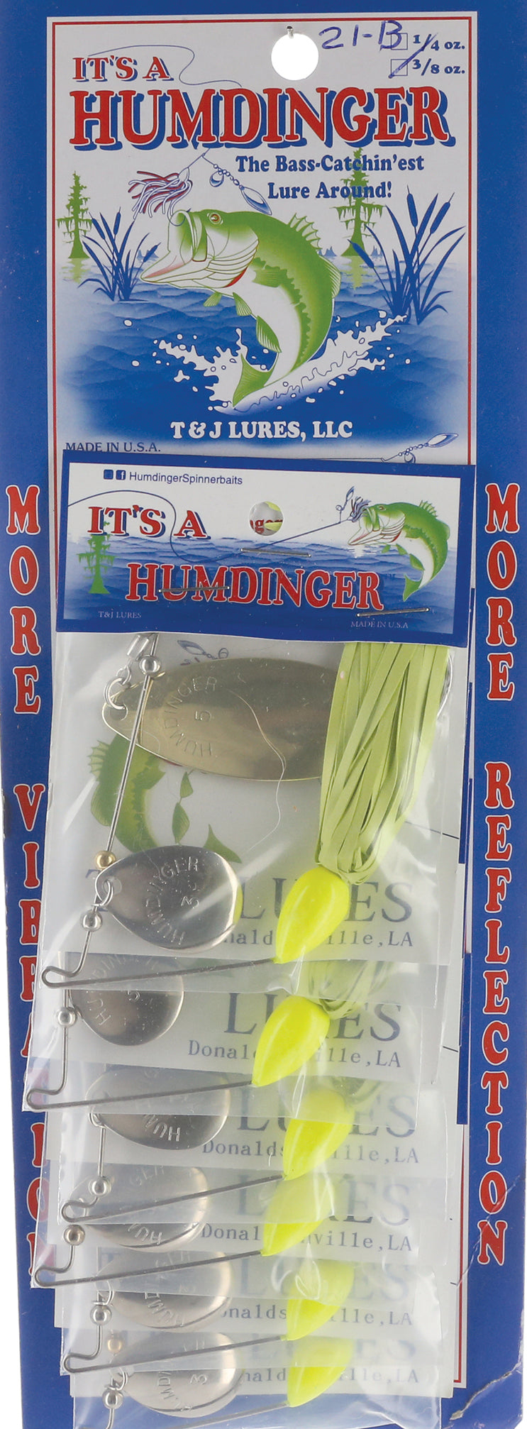 Humdinger Colorado/Willow Spinner Bait - 3/8 oz