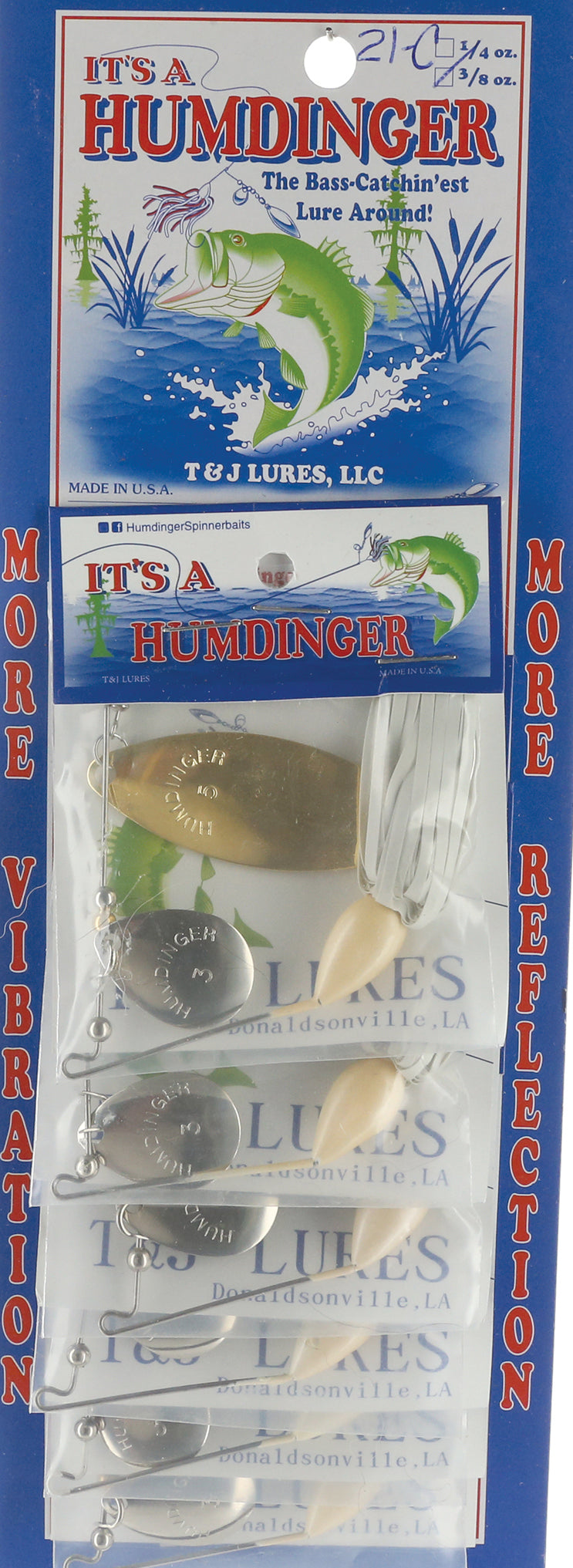 Humdinger Colorado/Willow Spinner Bait - 3/8 oz