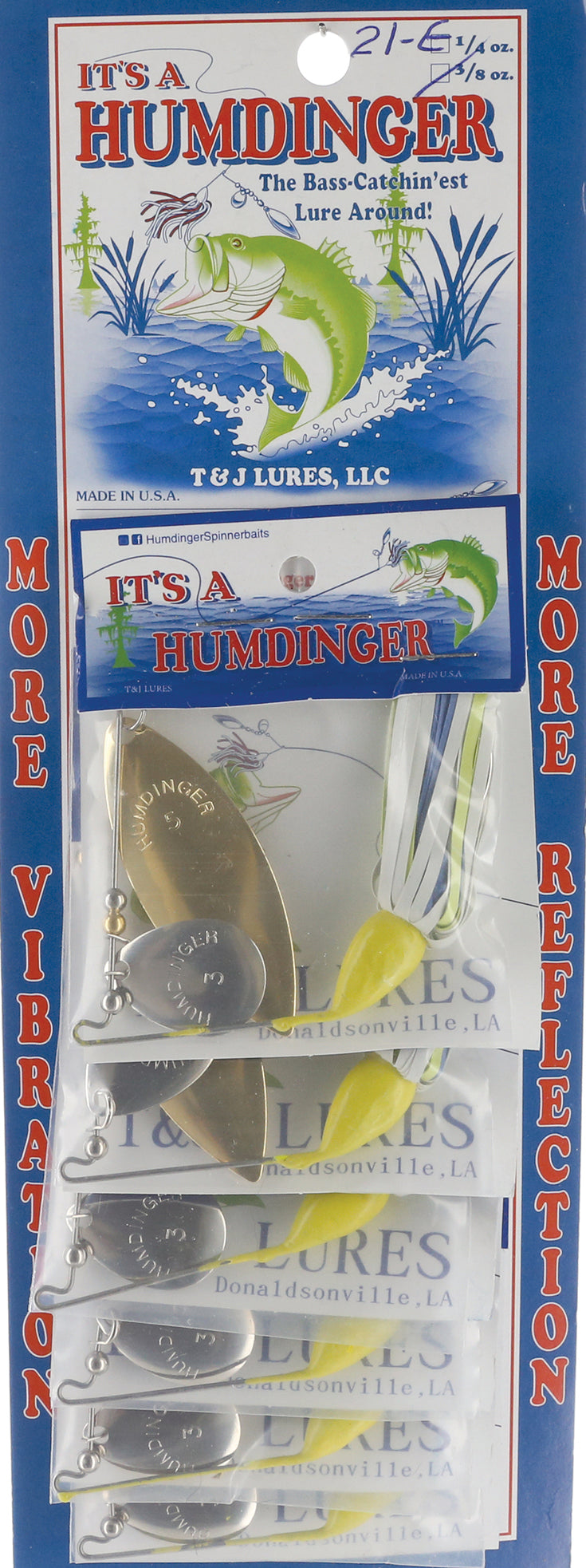 Humdinger Colorado/Willow Spinner Bait - 3/8 oz