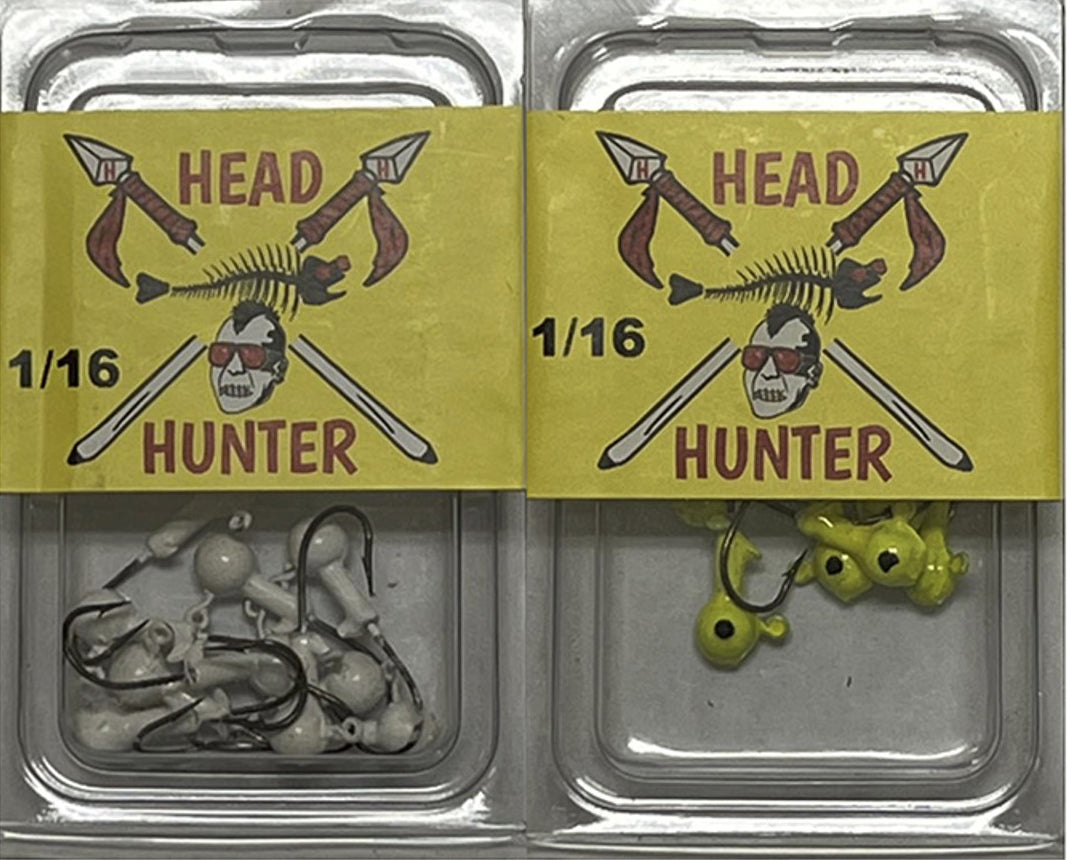 Head Hunter Round Jig Head Assortmnt 1/32Oz 36/10Pks