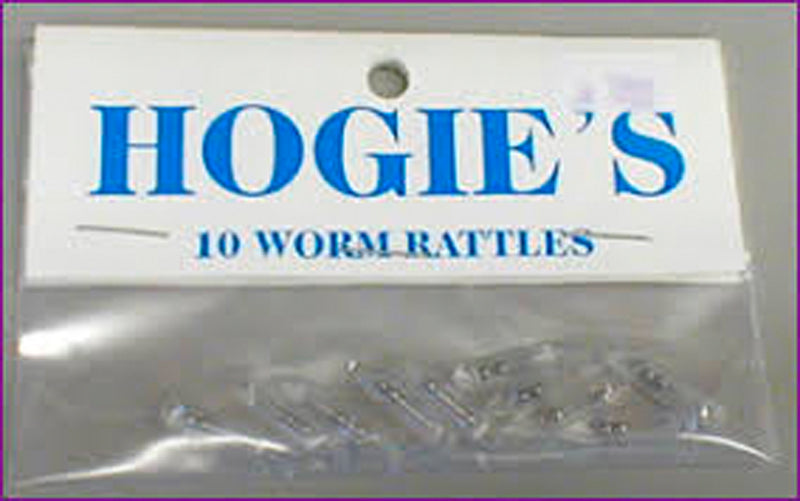 Hogie Glass Worm Rattles 10Pk Magnum