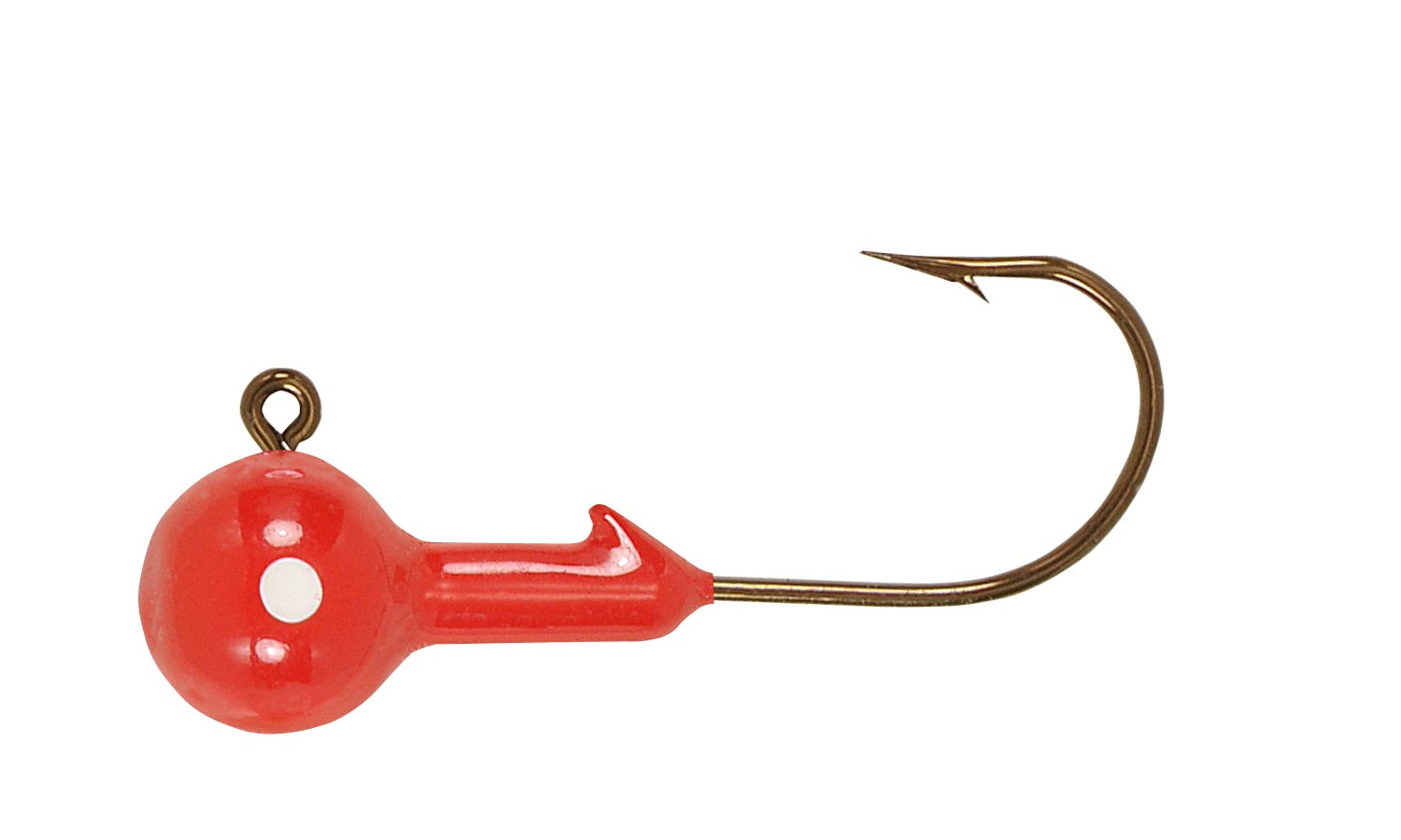 H & H Ball Jig Head 1/8Oz 10Pk Red
