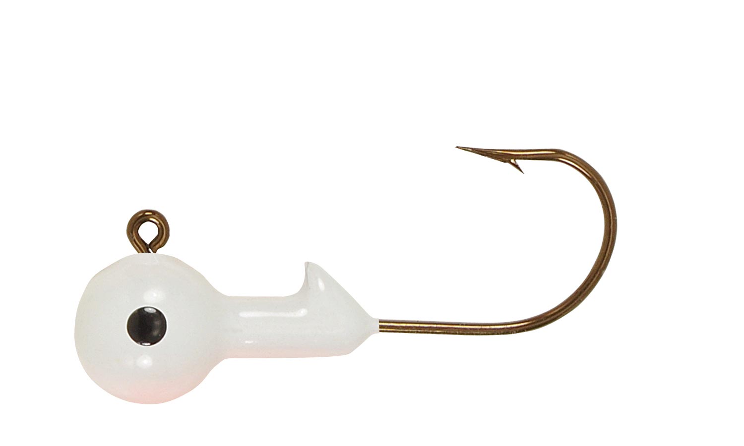 H & H Ball Jig Head 1/8Oz 10Pk White