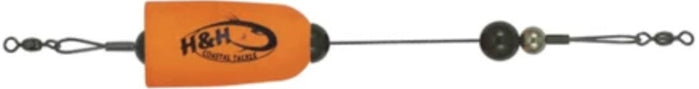 H & H Big Balling Popper Float 3In Orange