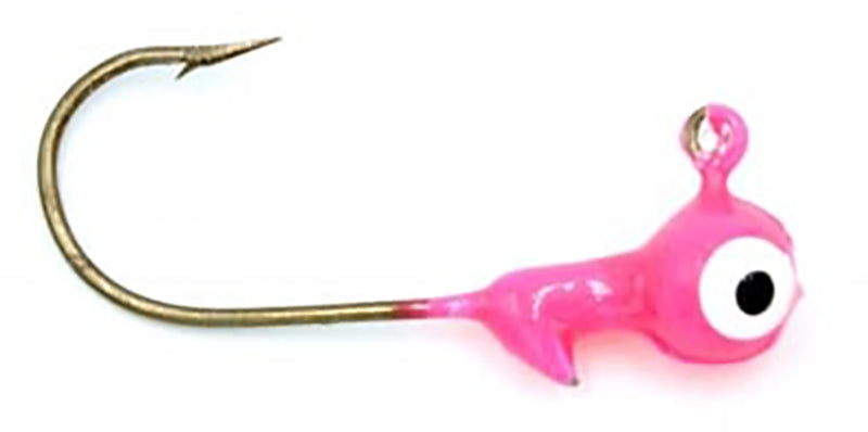Head Hunter Round Jig Head 1/8Oz 10Pk Hot Pink