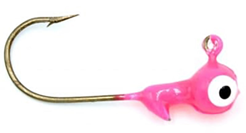 Head Hunter Round Jig Head 1/24Oz 10Pk Hot Pink