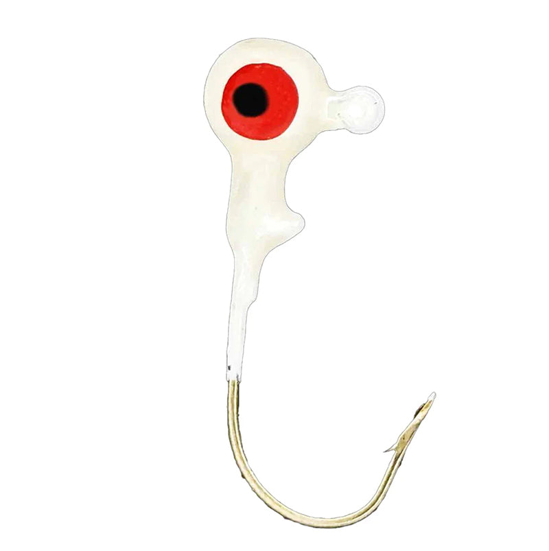 Head Hunter Round Jig Head 1/32Oz 10Pk White