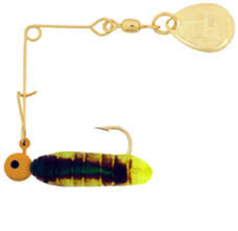 H & H Cajun Grub Spin-Nickel - 1/32 oz