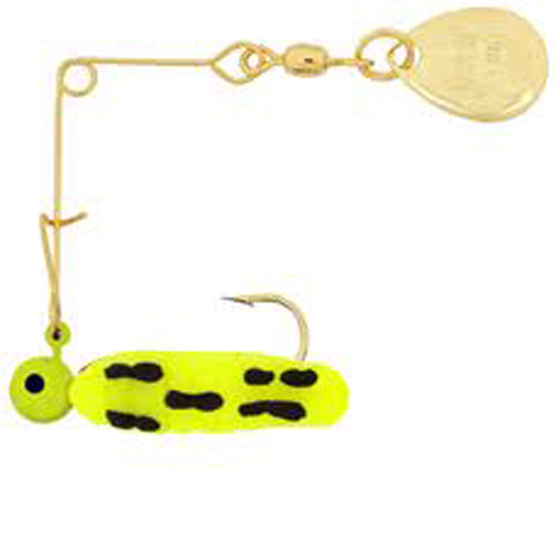 H & H Cajun Grub Spin-Nickel - 1/32 oz