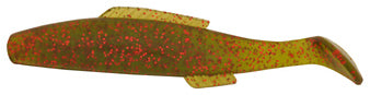 H & H Cocahoe Minnow Spin-Gold 1/4Oz Avocado/Red Glt
