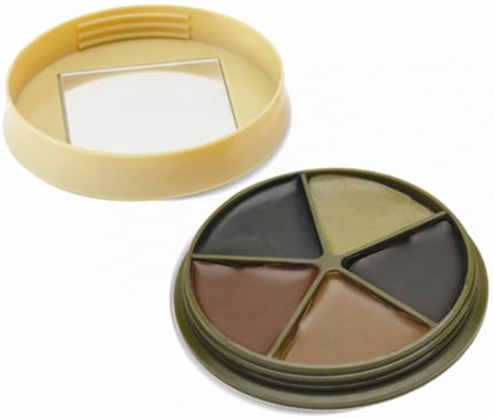 HME Camo Face Paint 5 Color W/Mirror