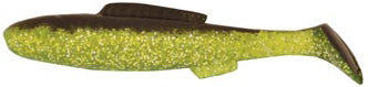H & H Cocahoe Minnow Tail 3In 10Pk Chat Glt/Blk Bk