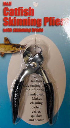 H & H Fish Skinning Pliers Stainless W/Vinyl Grips