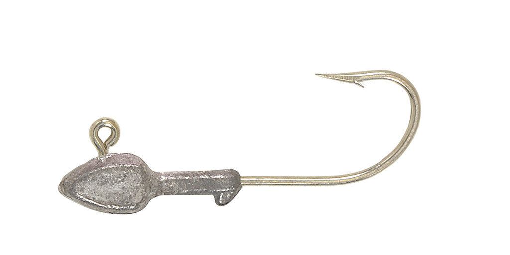 H & H Grub Jig Head 1/2Oz 10Pk Unpainted