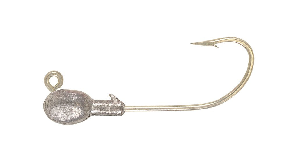 H & H Grub Jig Head 1/4Oz 10Pk Unpainted