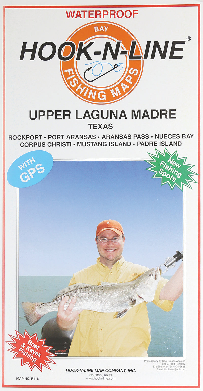 Hook-N-Line Fishing Map Upper Laguna Madre