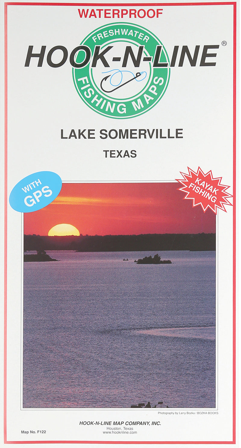 Hook-N-Line Fishing Map Lake Somerville