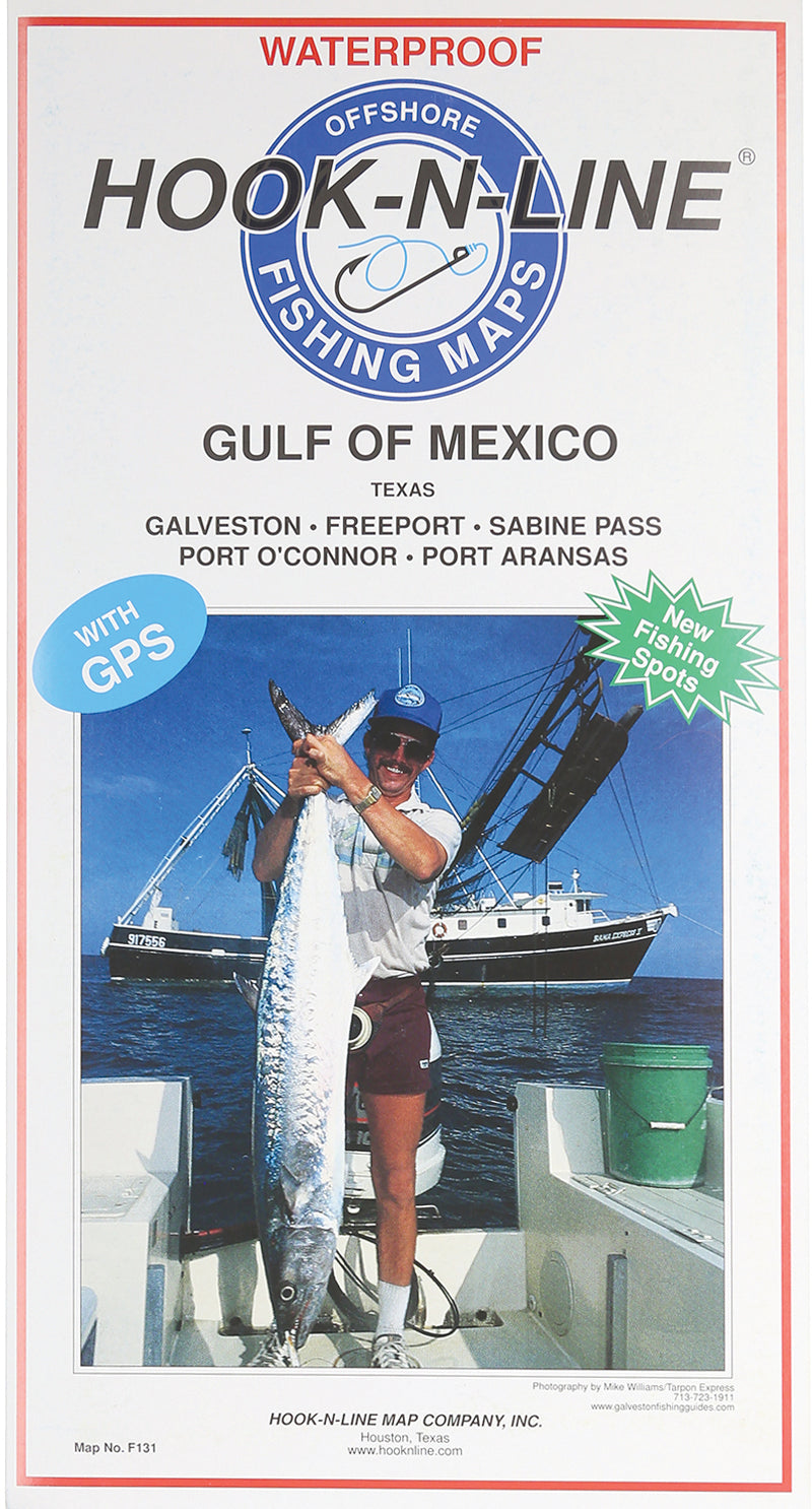 Hook-N-Line Fishing Map Upper Gulf Of Mexico