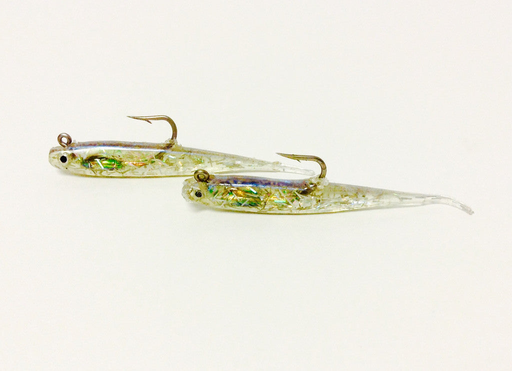 H & H Glass Minnow Double Rig 1/8Oz Blue Moon