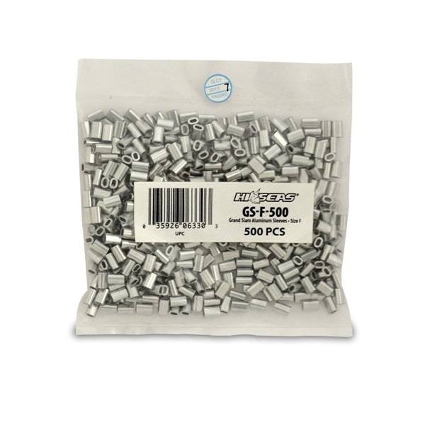 HI-Seas Grand Slam Alum Sleeve 1.5Mm 150# Mono 50Pk