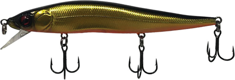 Head Hunter Suspending Jerk Bait 4.25In 1/2Oz Gold Shiner