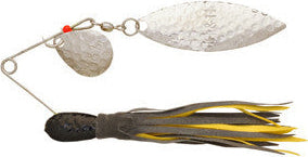 H & H Double Willow Spinner 3/8Oz Blk-Black/Yellow