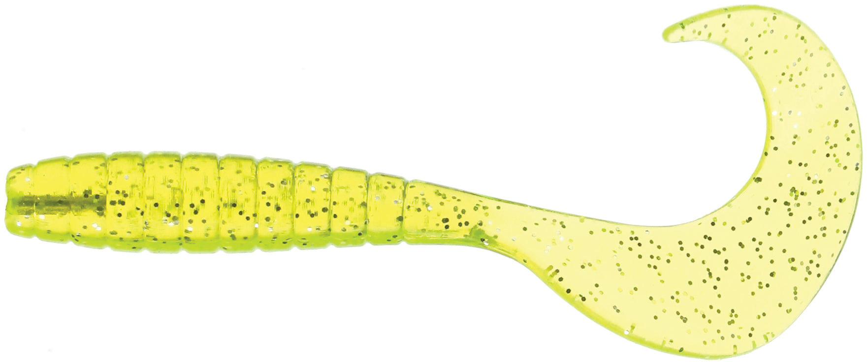 Humdinger Limitures Grub 4In 8Pk Chart/Silver Glt