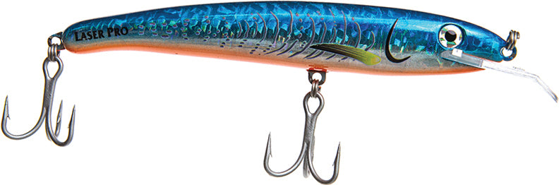 Halco Laser Pro 160 Dd Troll 6.3In 1Oz Blue Fluoro